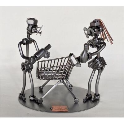 Hinz & Kunst, Deko Figuren + Skulpturen, Shopping - Schraubenmännchen Hinz & Kunst, Deko Figuren + Skulpturen, Shopping - Schraubenmännchen