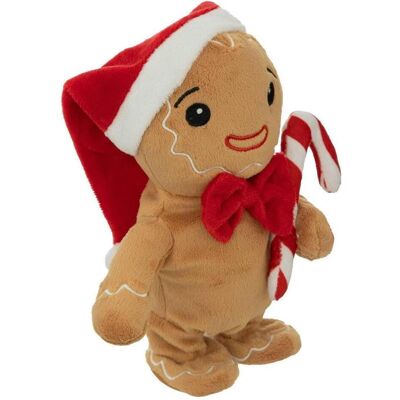 Atmosphera, Christbaumschmuck, Pluszak świąteczny w kształcie piernika, ruchomy Atmosphera, Christbaumschmuck, Pluszak świąteczny w kształcie piernika, ruchomy