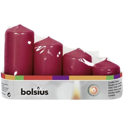 Bolsius Pillar Candles Ass Tray4 Win Bolsius Pillar Candles Ass Tray4 Win