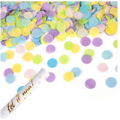 Amscan Konfettikanone 40cm mehrfarbig pastell Amscan Konfettikanone 40cm mehrfarbig pastell