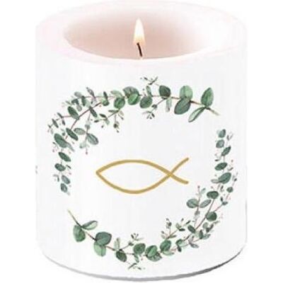 Ambiente, Kerzen, Kerze Small "Kommunion Branch" H 9cm x D 7,5cm Ambiente, Kerzen, Kerze Small "Kommunion Branch" H 9cm x D 7,5cm