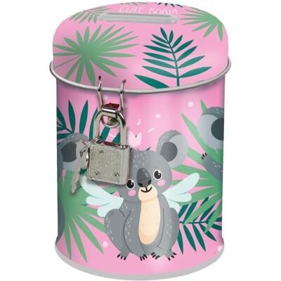 Derform, Spardose, Sparschwein mit Vorhängeschloss Koala Derform, Spardose, Sparschwein mit Vorhängeschloss Koala