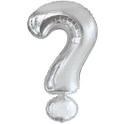 Amscan Folienballon Maxi Fragezeichen silber (5x) Amscan Folienballon Maxi Fragezeichen silber (5x)