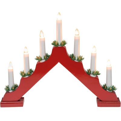 Idena, LED Kerzen, LED Adventsleuchter rot 7 Kerzenlichter (7x) Idena, LED Kerzen, LED Adventsleuchter rot 7 Kerzenlichter (7x)
