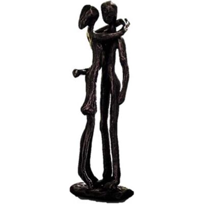 Gilde - Couple - Silber - 18 cm - Sculpture Gilde - Couple - Silber - 18 cm - Sculpture