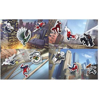 Sticker, Aufkleber-Set Spiderman, 140-tlg. (140 Sticker) Sticker, Aufkleber-Set Spiderman, 140-tlg. (140 Sticker)