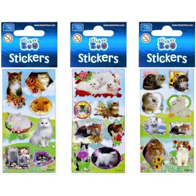 Starpak, Sticker, Aufkleber BOO Silber Kotki 3 Mix Aufkleber Starpak, Sticker, Aufkleber BOO Silber Kotki 3 Mix Aufkleber