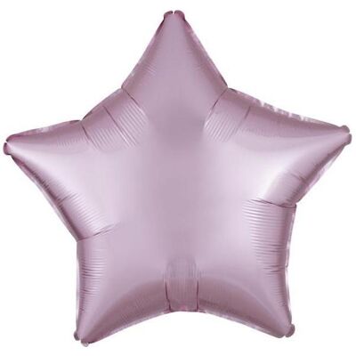 Amscan Folienballon Stern Pastel Rosa Seidenglanz (5x) Amscan Folienballon Stern Pastel Rosa Seidenglanz (5x)