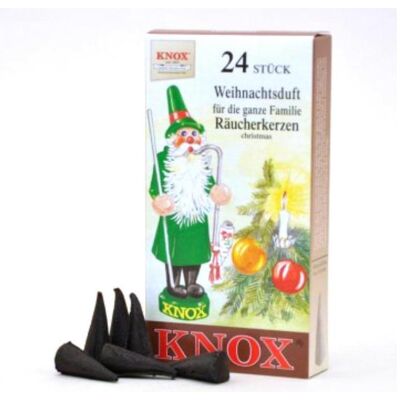 Knox, Räucherstäbchen, Räucherkerzen - Weihnachtsduft 24 Stk., Kegel Knox, Räucherstäbchen, Räucherkerzen - Weihnachtsduft 24 Stk., Kegel