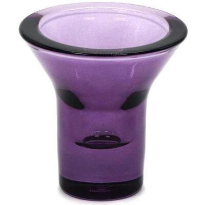 Born in Sweden, Kerzenständer, LUMI Kerzenhalter Lila aus Glas im skandinavischen Design Born in Sweden, Kerzenständer, LUMI Kerzenhalter Lila aus Glas im skandinavischen Design