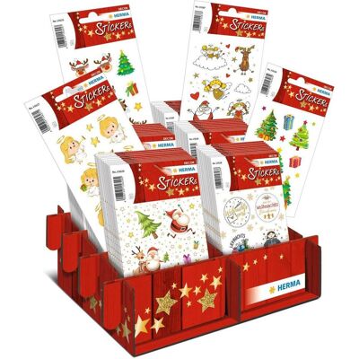 Herma Sticker, Weihnachts-Sticker DECOR Glitzernde Weihnachtszeit Display, Papiersticker, mit Glitter verede (1 Sticker) Herma Sticker, Weihnachts-Sticker DECOR Glitzernde Weihnachtszeit Display, Papiersticker, mit Glitter verede (1 Sticker)