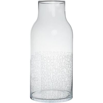 Räder, Vase, Glasvase Shakespeare, Weiss, Höhe 50 cm, Durchmesser 22,5 cm Räder, Vase, Glasvase Shakespeare, Weiss, Höhe 50 cm, Durchmesser 22,5 cm