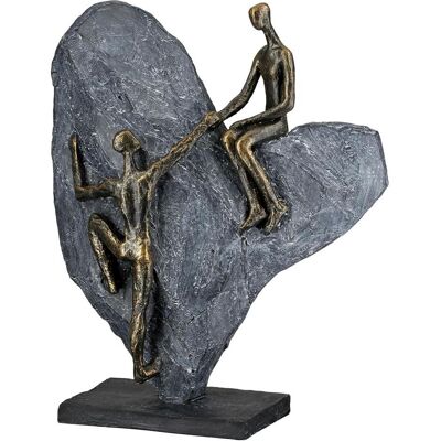 Casablanca by Gilde, Deko Figuren + Skulpturen, Skulptur Herz Heart of stone Casablanca by Gilde, Deko Figuren + Skulpturen, Skulptur Herz Heart of stone