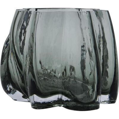 House Doctor - Curva - Rauchgraues Glas - Candle Holder House Doctor - Curva - Rauchgraues Glas - Candle Holder