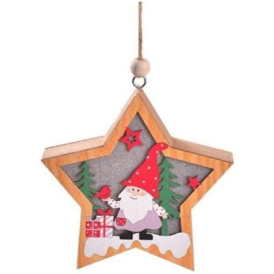 Emos, Weihnachtsfiguren, Lampka Świąteczna Drewniana Skrzat i prezent - Gwiazdka Emos, Weihnachtsfiguren, Lampka Świąteczna Drewniana Skrzat i prezent - Gwiazdka