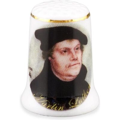 Reutter, Miniaturen, Fingerhut Porzellan, Martin Luther Reutter, Miniaturen, Fingerhut Porzellan, Martin Luther