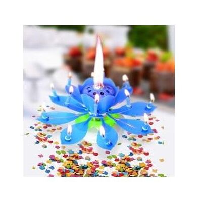 Teka, Kerzen, Blaue spielende und tanzende Kerze Teka, Kerzen, Blaue spielende und tanzende Kerze