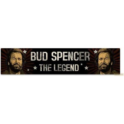 Blechwaren Fabrik Braunschweig, Wandschild, Bud Spencer Blechschild mit Magnet The Legend 16 x 3,5 cm (16 x 3.50 cm) Blechwaren Fabrik Braunschweig, Wandschild, Bud Spencer Blechschild mit Magnet The Legend 16 x 3,5 cm (16 x 3.50 cm)