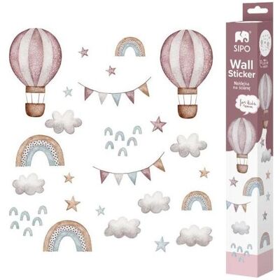 Konjac Sponge, Wandtattoo, ROOM Decor SIPO-WS63040 NAKLEJKI NA ŚCIANĘ BALONY TĘCZA GWIAZDKI Konjac Sponge, Wandtattoo, ROOM Decor SIPO-WS63040 NAKLEJKI NA ŚCIANĘ BALONY TĘCZA GWIAZDKI