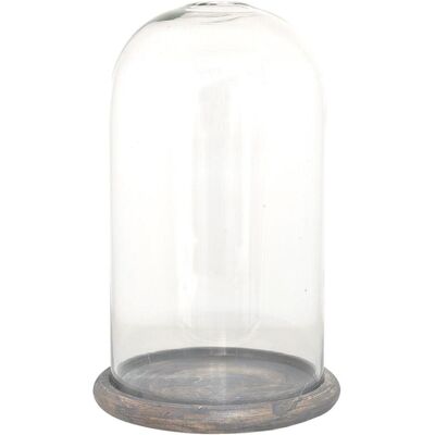 Clayre & Eef, Deko Figuren + Skulpturen, Clayre Eef Glasglocke 6GL3536 Transparent 17x29 cm Clayre & Eef, Deko Figuren + Skulpturen, Clayre Eef Glasglocke 6GL3536 Transparent 17x29 cm