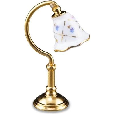Reutter, Miniaturen, 001.369/5 - Tischlampe "Karo Gold", Miniatur Reutter, Miniaturen, 001.369/5 - Tischlampe "Karo Gold", Miniatur