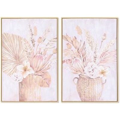DKD Home Decor, Bilderrahmen, Painting 60 x 3,5 x 90 cm Vase Scandinavian (2 Units) DKD Home Decor, Bilderrahmen, Painting 60 x 3,5 x 90 cm Vase Scandinavian (2 Units)