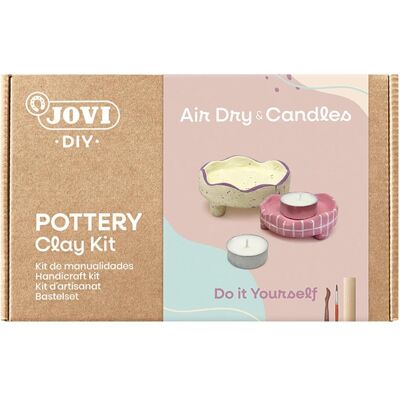 Jovi, Modelliermasse, Kerzenständer-Ton-Set Jovi, Modelliermasse, Kerzenständer-Ton-Set