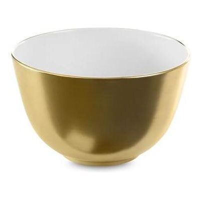 Eurofirany EBRU Keramikvase - 30x30x18cm, Weiß/Gold - Dekor Kollektion Eurofirany EBRU Keramikvase - 30x30x18cm, Weiß/Gold - Dekor Kollektion