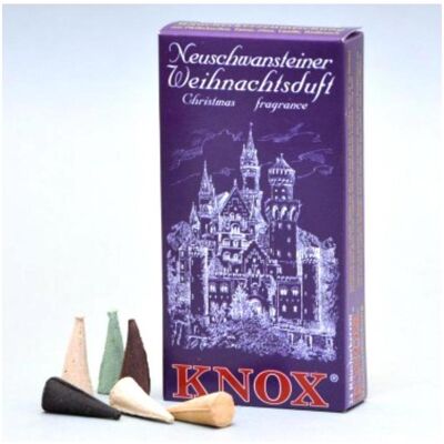Knox, Räucherstäbchen, Neuschwansteiner Weihnachtsduft - 24 Stk. gemischt Knox, Räucherstäbchen, Neuschwansteiner Weihnachtsduft - 24 Stk. gemischt