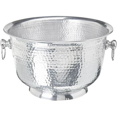 Beliani - Pompeii - Aluminium - Silber - Dekorative Schale Beliani - Pompeii - Aluminium - Silber - Dekorative Schale