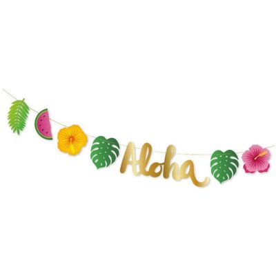 Globos Europe Aloha-Buchstabengirlande – 2 m Globos Europe Aloha-Buchstabengirlande – 2 m