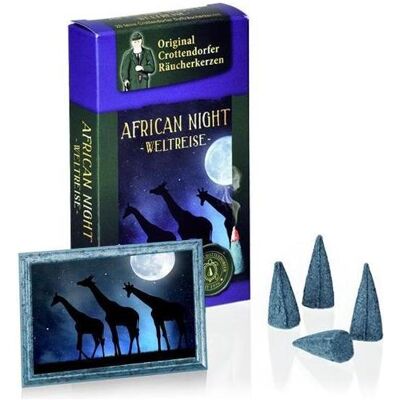 Crottendorfer, Räucherstäbchen, 1701 - Räucherkerzen African Night M, 20 Stück Crottendorfer, Räucherstäbchen, 1701 - Räucherkerzen African Night M, 20 Stück