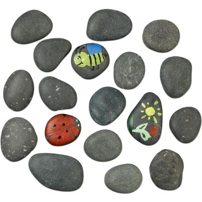 Relaxdays, Naturmaterialien, Malsteine Relaxdays, Naturmaterialien, Malsteine
