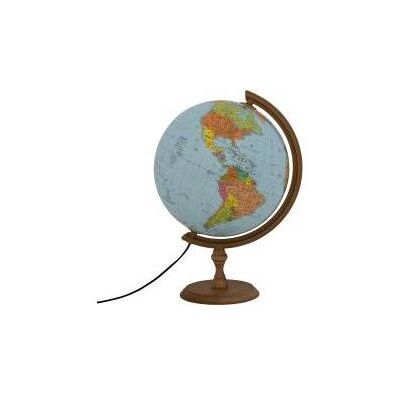 Zachem, Globus, Beleuchteter politischer Globus, 32 cm, englischer Stil (32 cm) Zachem, Globus, Beleuchteter politischer Globus, 32 cm, englischer Stil (32 cm)