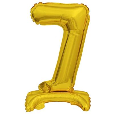 Amscan Folienballon Mini Zahl 7 gold (5x) Amscan Folienballon Mini Zahl 7 gold (5x)