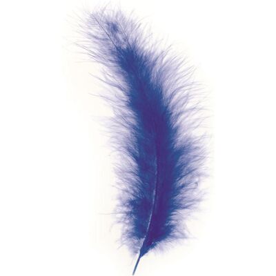 Glorex, Naturmaterialien, Marabufedern ca. 15St blau Glorex, Naturmaterialien, Marabufedern ca. 15St blau