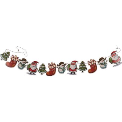 Cover-Discount 2 Stk Papier-Girlande Weihnachten (2 Stk.) Cover-Discount 2 Stk Papier-Girlande Weihnachten (2 Stk.)