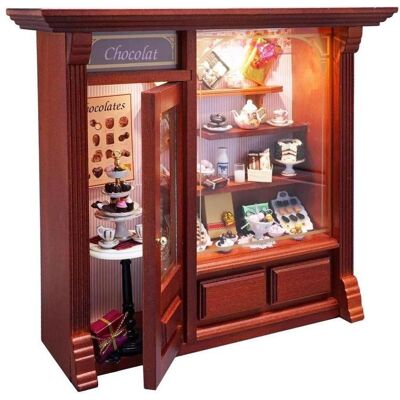 Reutter, Miniaturen, 102.798/8 - Chocolatier mit Beleuchtung - Schaufensterladenserie 798 Reutter, Miniaturen, 102.798/8 - Chocolatier mit Beleuchtung - Schaufensterladenserie 798