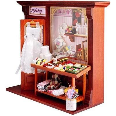 Reutter, Miniaturen, 102.794/6 - Nähgeschäft mit Beleuchtung - Terrassenladen Serie 794 Reutter, Miniaturen, 102.794/6 - Nähgeschäft mit Beleuchtung - Terrassenladen Serie 794