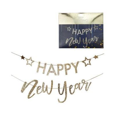 Ginger Ray Girlande - Happy New Year (1 Stk.) Ginger Ray Girlande - Happy New Year (1 Stk.)