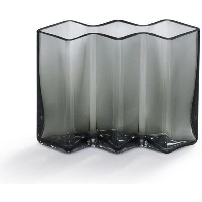 Born in Sweden, Vase, Vase 3-Reihen 16 cm grau Born in Sweden, Vase, Vase 3-Reihen 16 cm grau