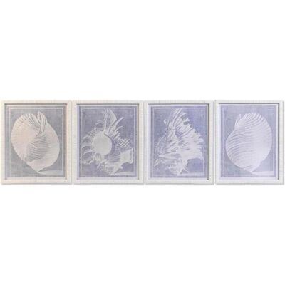 DKD Home Decor, Bilderrahmen, Painting Crystal Snail 50 x 2 x 60 cm 50 x 60 x 2,5 cm (4 Pieces) DKD Home Decor, Bilderrahmen, Painting Crystal Snail 50 x 2 x 60 cm 50 x 60 x 2,5 cm (4 Pieces)