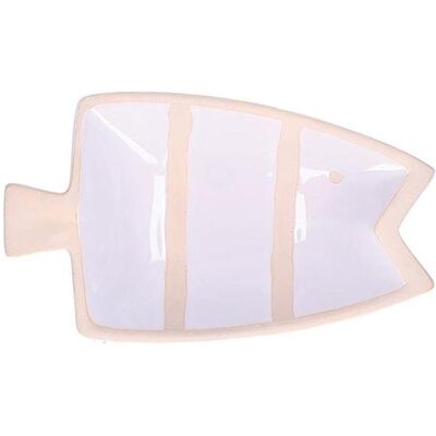 Rituali Domestici, Bilderrahmen, PELAGICOILLOGICO Weisser Fischteller 23 x 14 x 4 5 cm Rituali Domestici, Bilderrahmen, PELAGICOILLOGICO Weisser Fischteller 23 x 14 x 4 5 cm