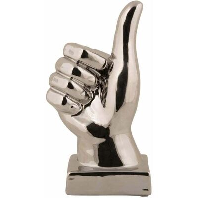 present time, Deko Figuren + Skulpturen, Aufsteller Statue Okay Silber present time, Deko Figuren + Skulpturen, Aufsteller Statue Okay Silber