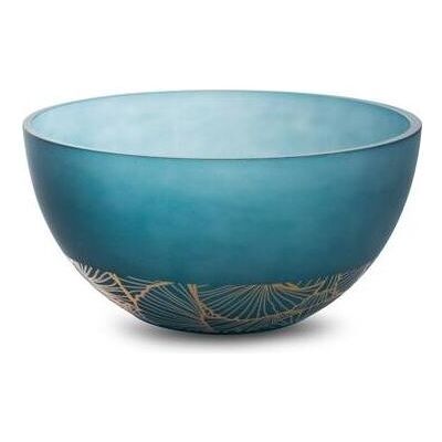 Eurofirany, Vase, LIMITIERTE KOLLEKTION MUSA3 Kunstglasschale, ∅ 25 x 13 cm, Farbe: dunkelblau (1x) Eurofirany, Vase, LIMITIERTE KOLLEKTION MUSA3 Kunstglasschale, ∅ 25 x 13 cm, Farbe: dunkelblau (1x)