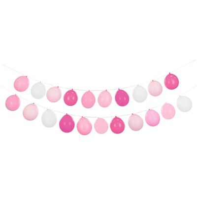 Partydeco 3in1 rosa Ballongirlande (20x) Partydeco 3in1 rosa Ballongirlande (20x)