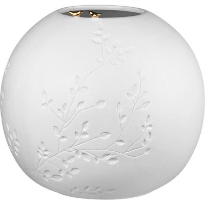 Raeder Vogel Vase - 22,5x25cm Porzellan Deko Raeder Vogel Vase - 22,5x25cm Porzellan Deko