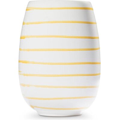 Gmundner Keramik, Vase, Gelbgeflammt, Vase (H: 15cm) Gmundner Keramik, Vase, Gelbgeflammt, Vase (H: 15cm)