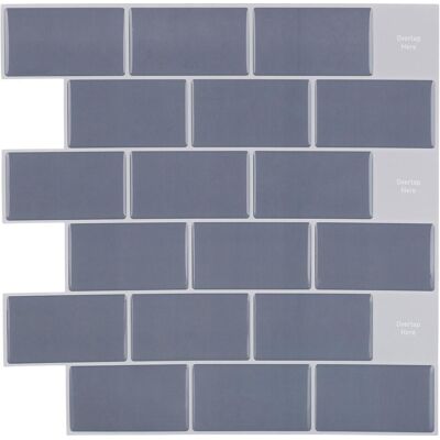 Relaxdays, Wandfliesen, Fliesenaufkleber (30.50 x 30.50 cm) Relaxdays, Wandfliesen, Fliesenaufkleber (30.50 x 30.50 cm)