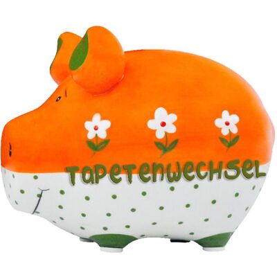 KCG, Spardose, Sparschweiss "Tapetenwechesl" - Kleinschweiss von - Höhe ca. 9 cm, 1 Stück KCG, Spardose, Sparschweiss "Tapetenwechesl" - Kleinschweiss von - Höhe ca. 9 cm, 1 Stück